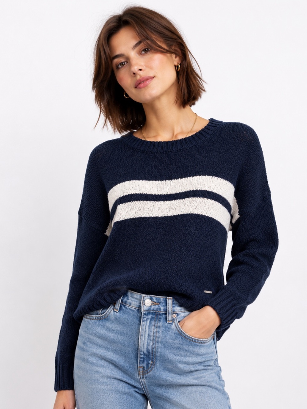Hollister ($60) Cotton Blend Crewneck Sweater - PTP 24